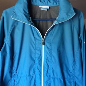 Columbia Windbreaker Hooded Rain Jacket | Size L